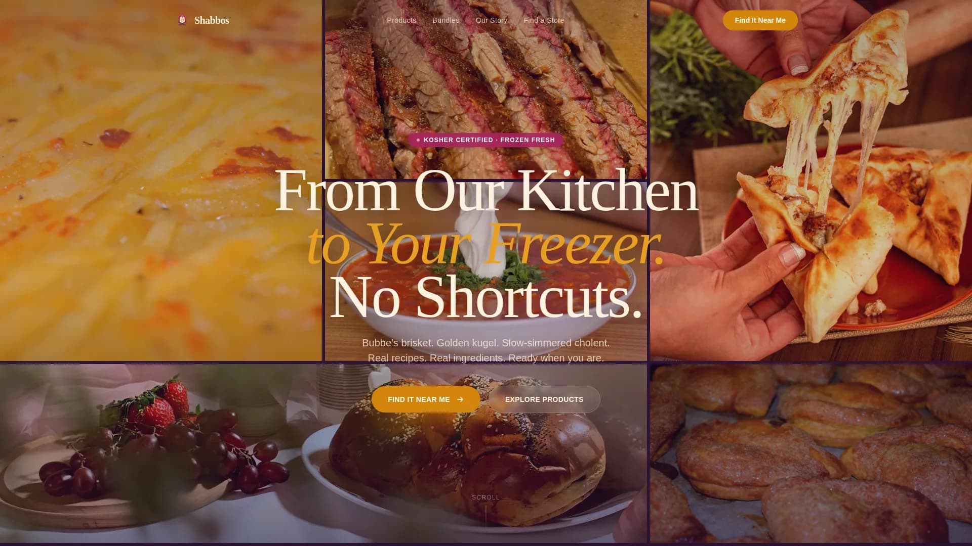 Advanced Kosher Food & Dining Professional Website Template