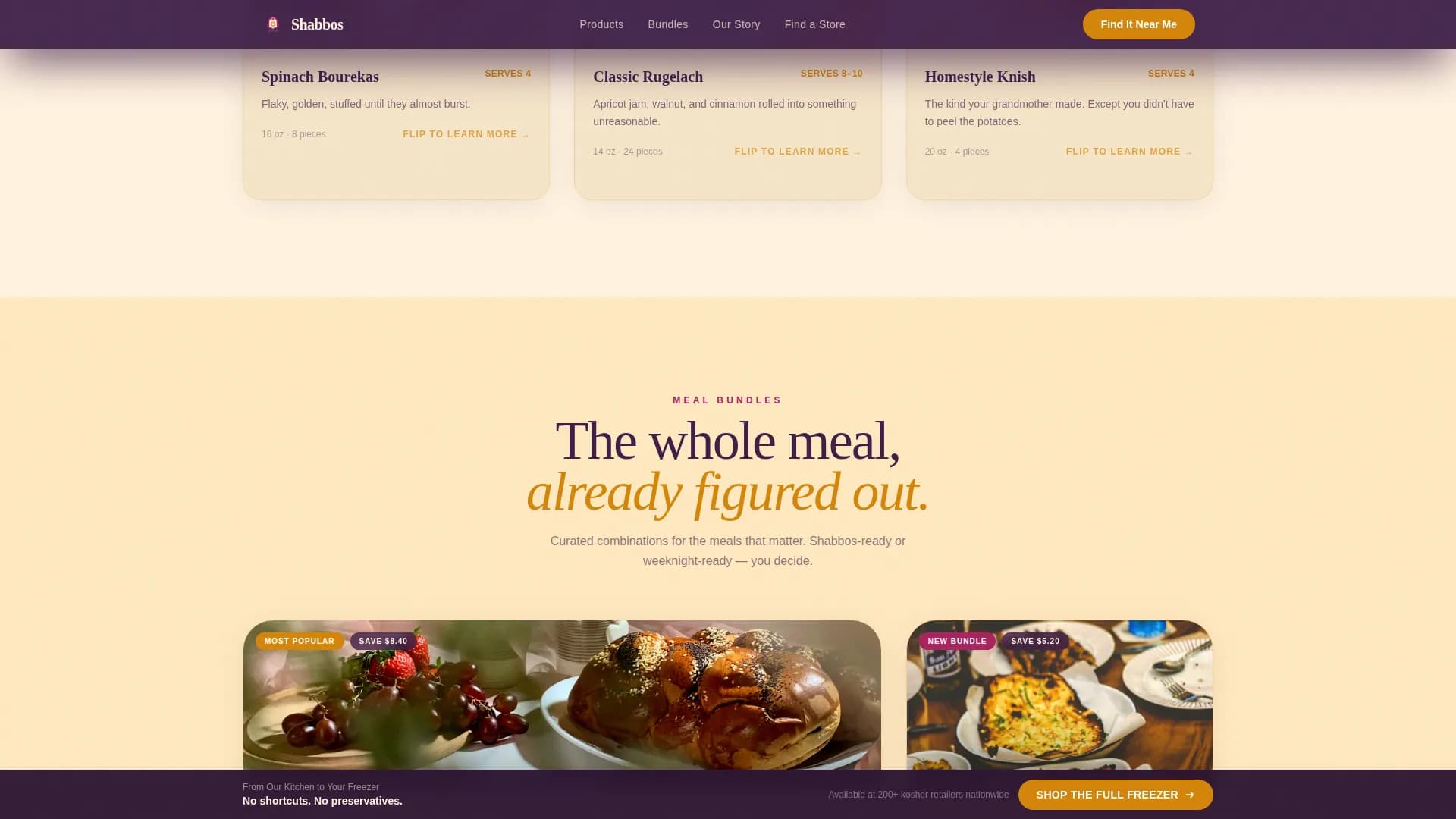 Advanced Kosher Food & Dining Professional Website Template