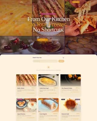 Advanced Kosher Food & Dining Professional Website Template