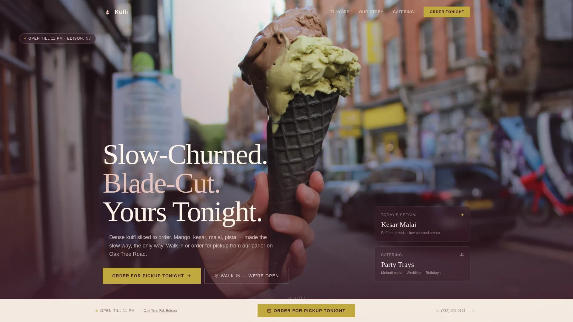 Regional & Specialty Restaurant Professional Website Template