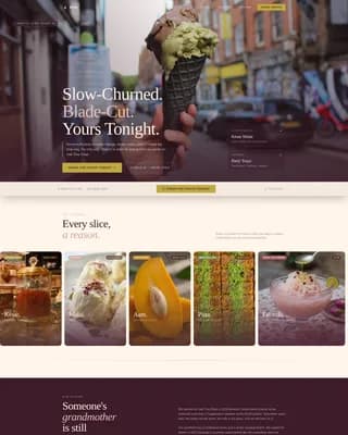 Regional & Specialty Restaurant Professional Website Template