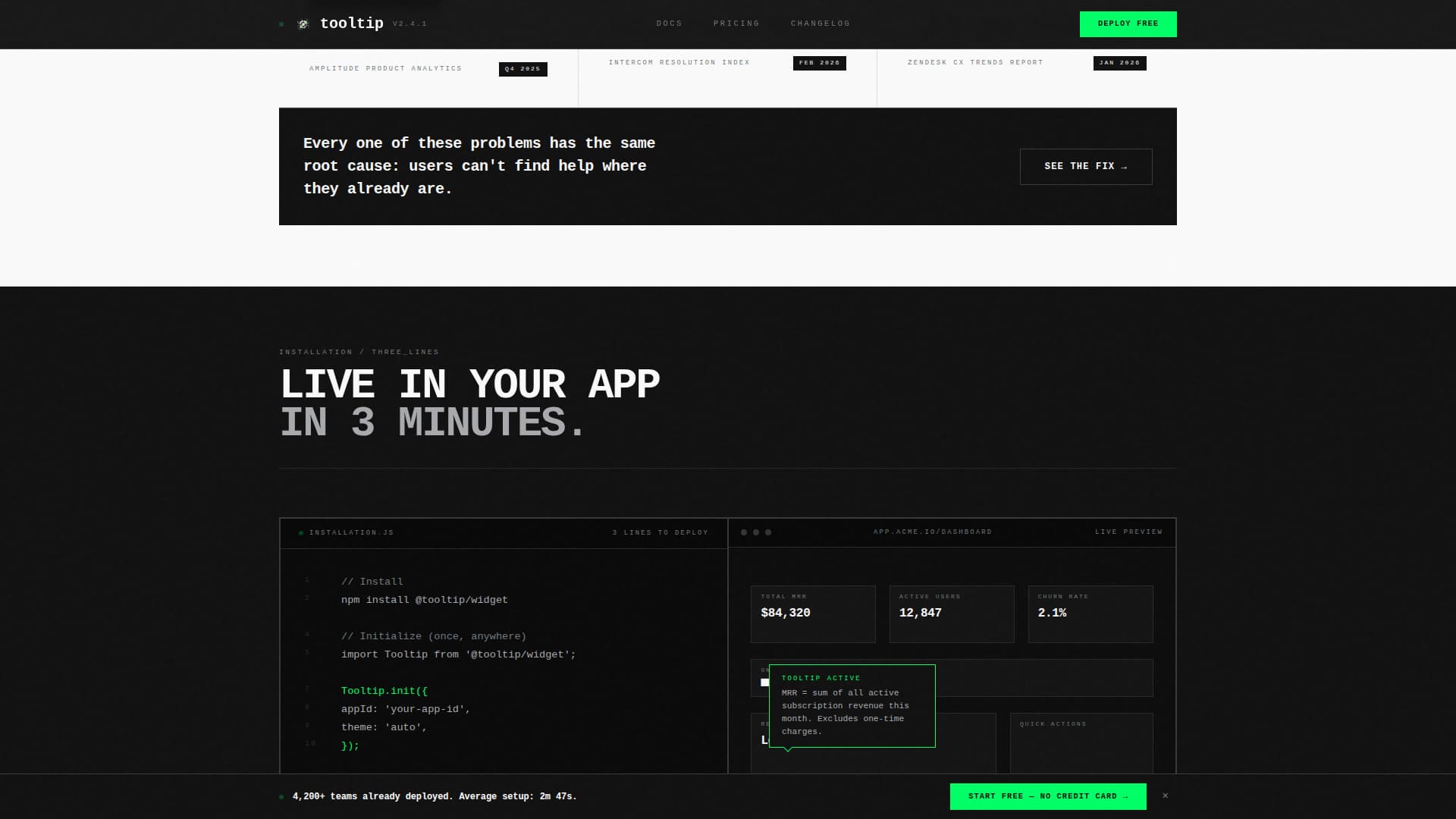 Onboarding & User Guide Cost Calculator Website Template