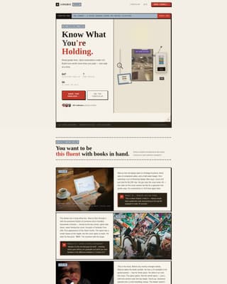 Longbox - Authoritative Collecting Landing Page Template