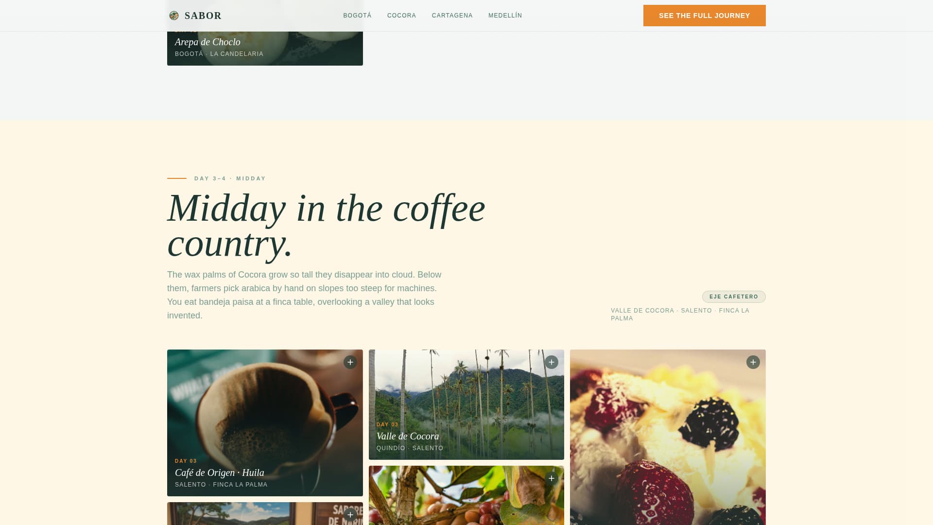Colombia Travel Booking Website Template