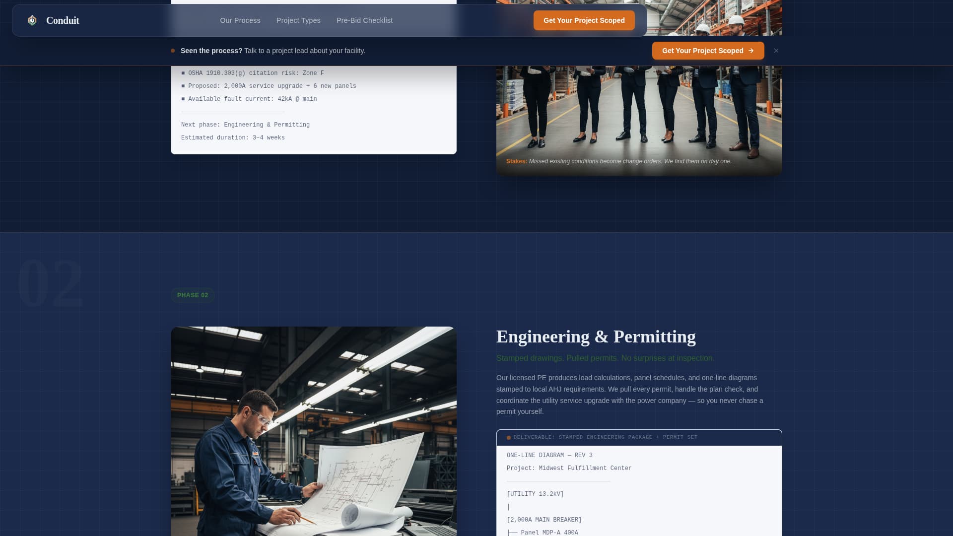 Warehouse & Factory Construction Professional Website Template