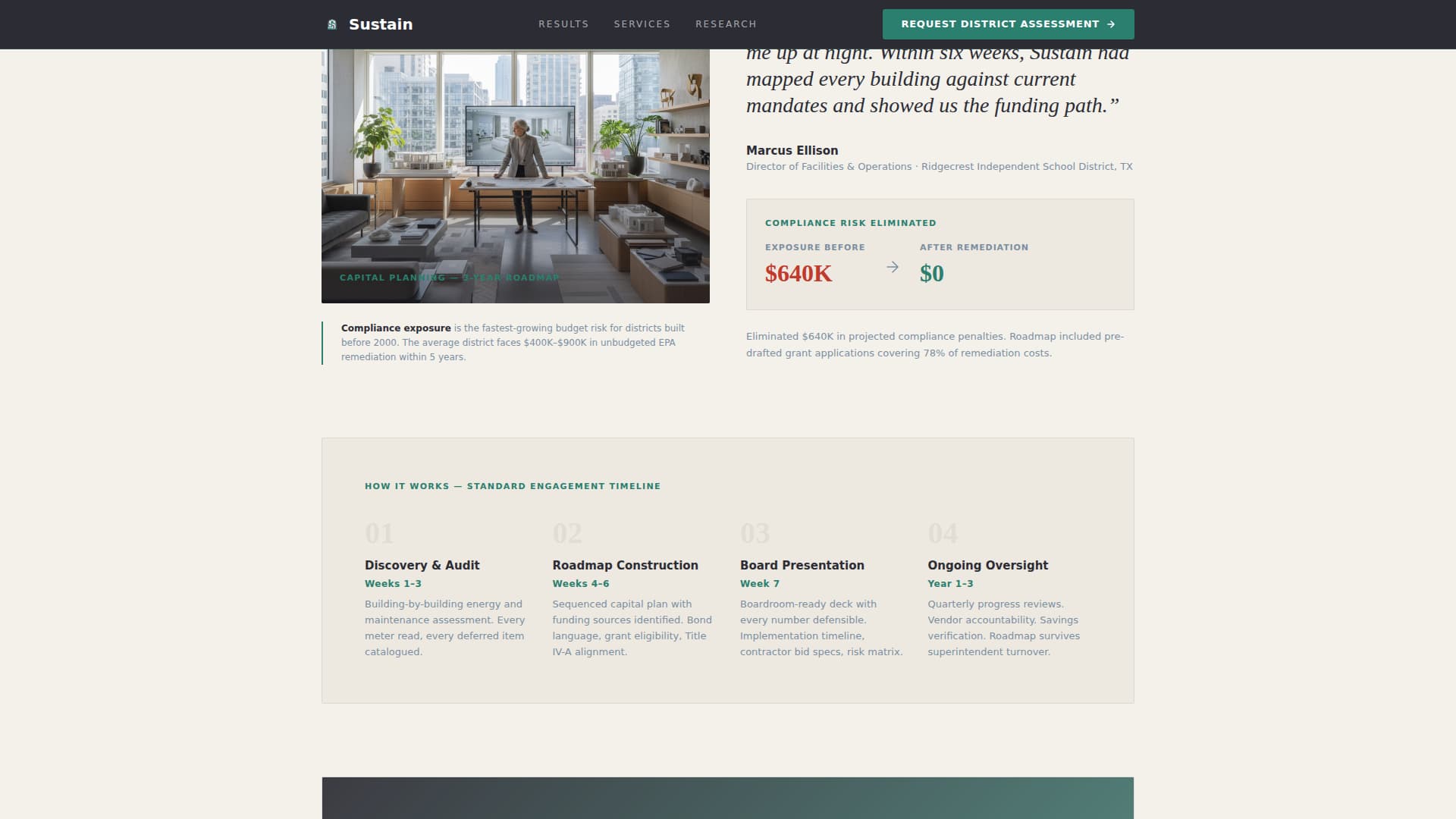 Education Consulting Reviews Website Template