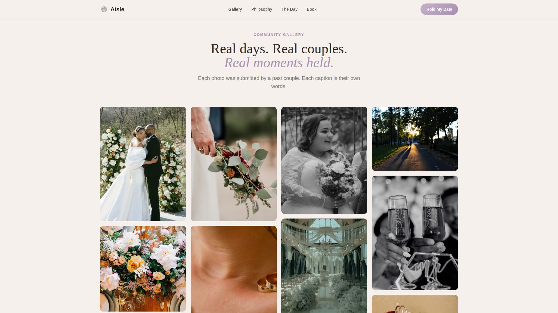 Day-of Wedding Coordinator Handoff Website Template