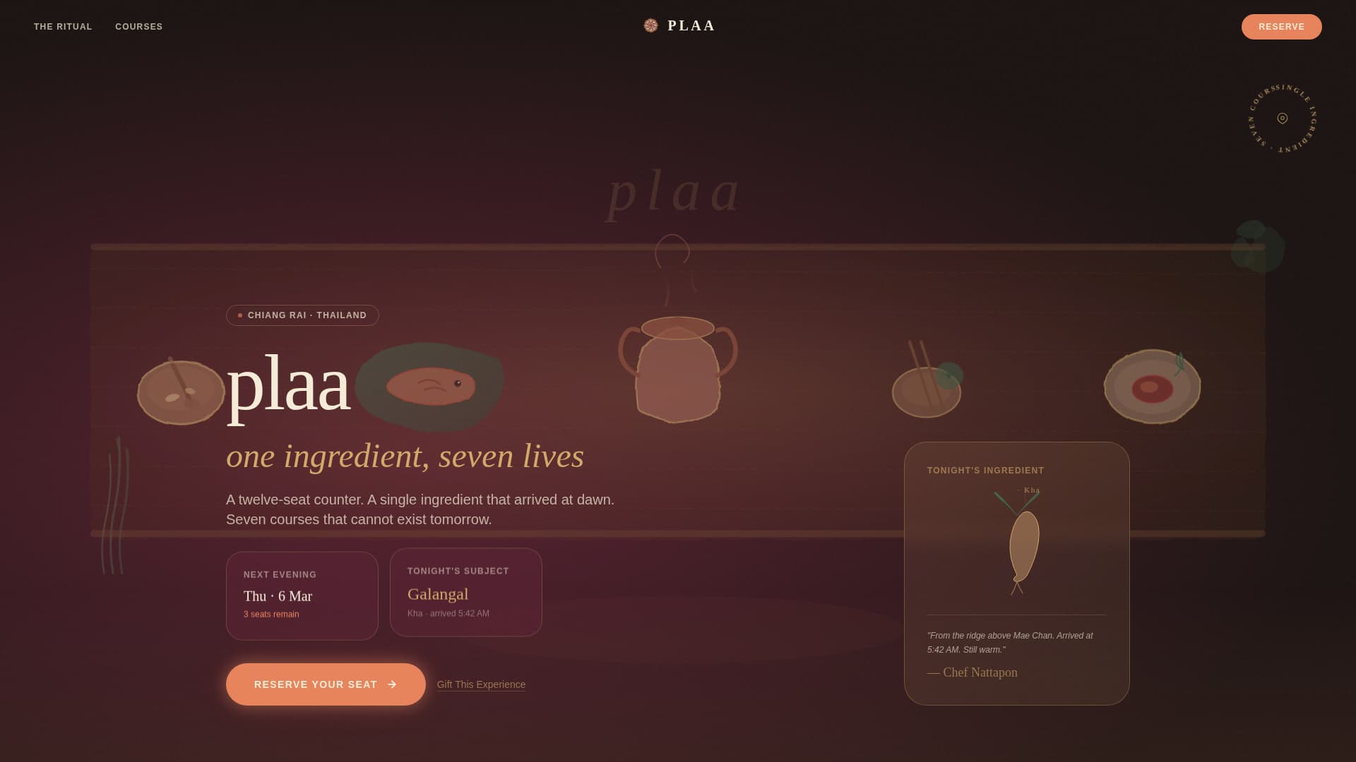 Thai Dining Professional Website Template
