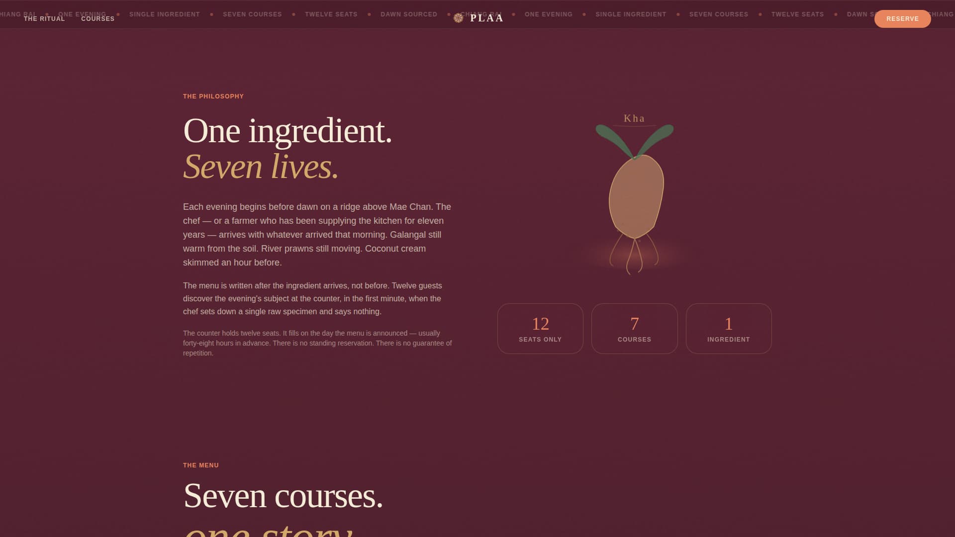 Thai Dining Professional Website Template