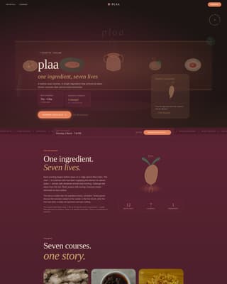Thai Dining Professional Website Template