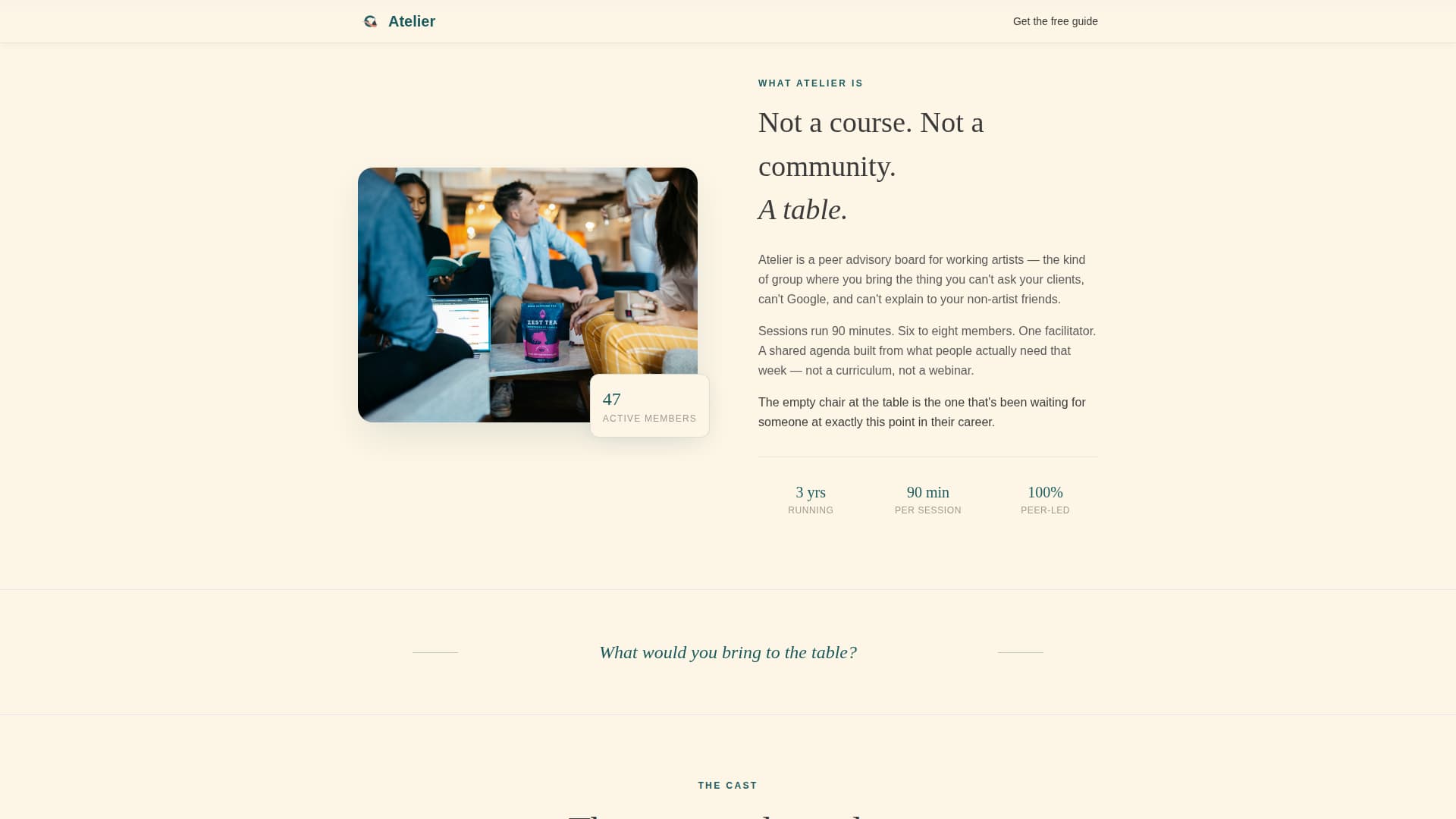 Artists & Illustrators Community Blog Website Template