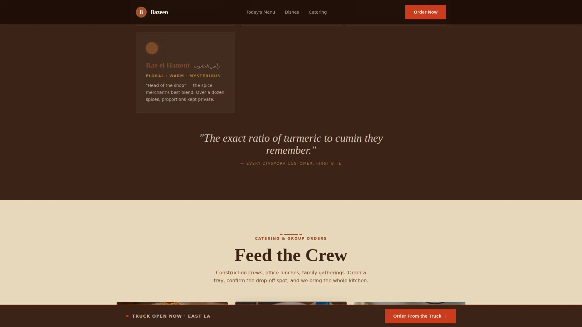 Maghreb — Vibrant Libyan Cuisine Landing Page Template