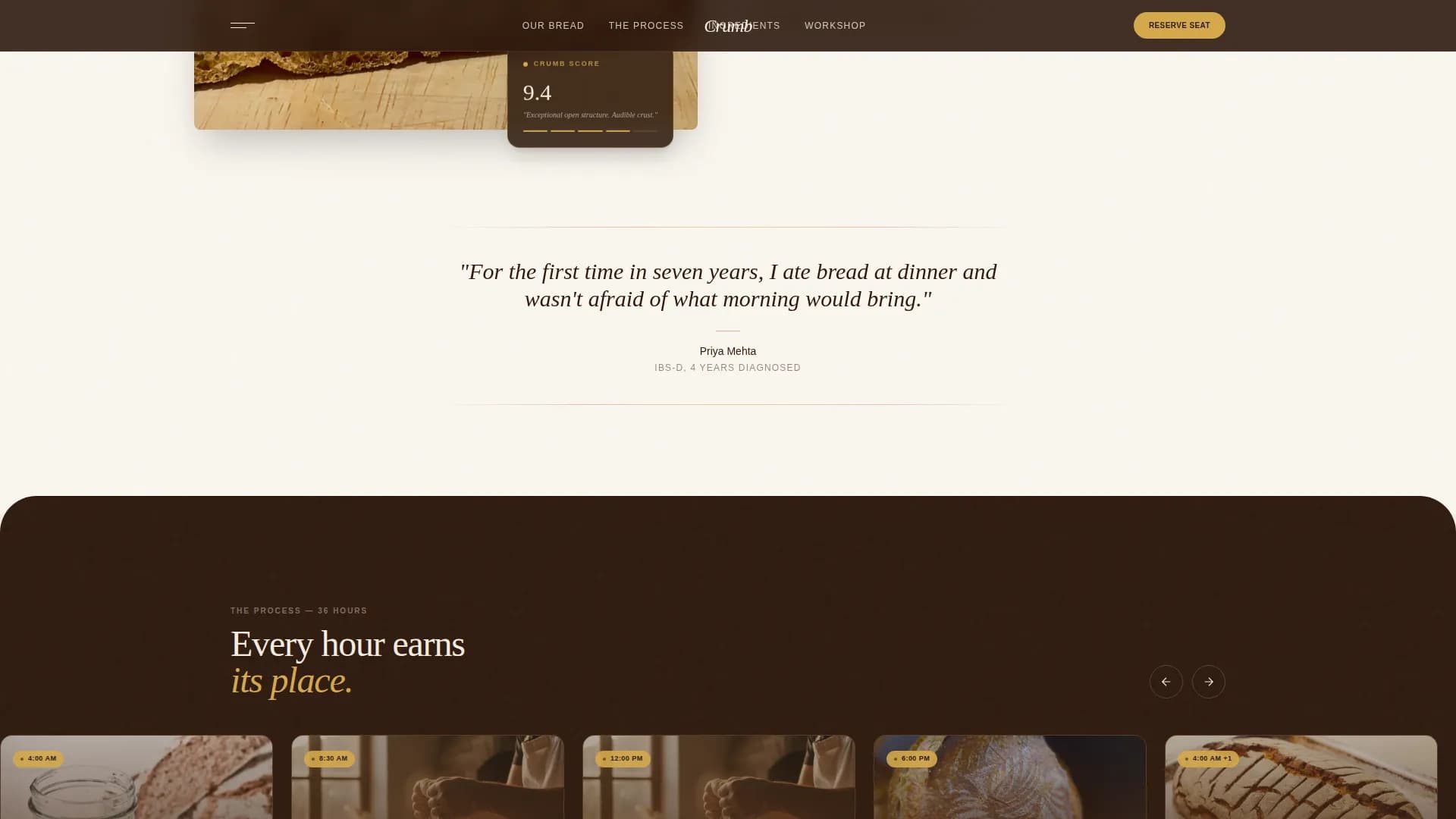 Specialist Low-FODMAP Food & Dining Professional Website Template