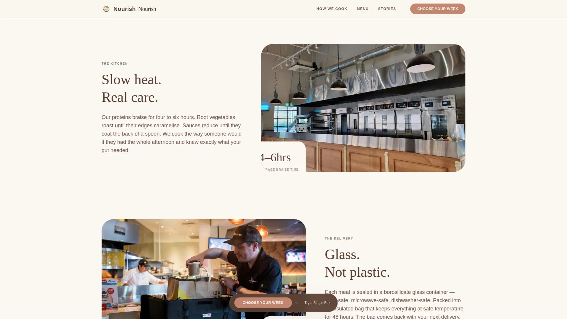 Specialist Low-FODMAP Food & Dining Appointment Booking Website Template