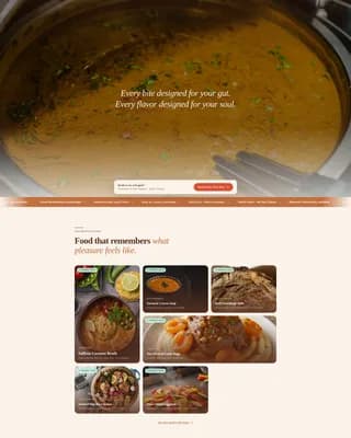 Advanced Low-FODMAP Food & Dining Professional Website Template