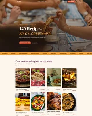 Epicure — Elite Sodium Guide Landing Page Template