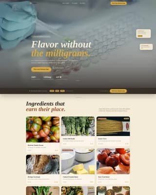 Fresh — Rapid Wellness Delivery Landing Page Template