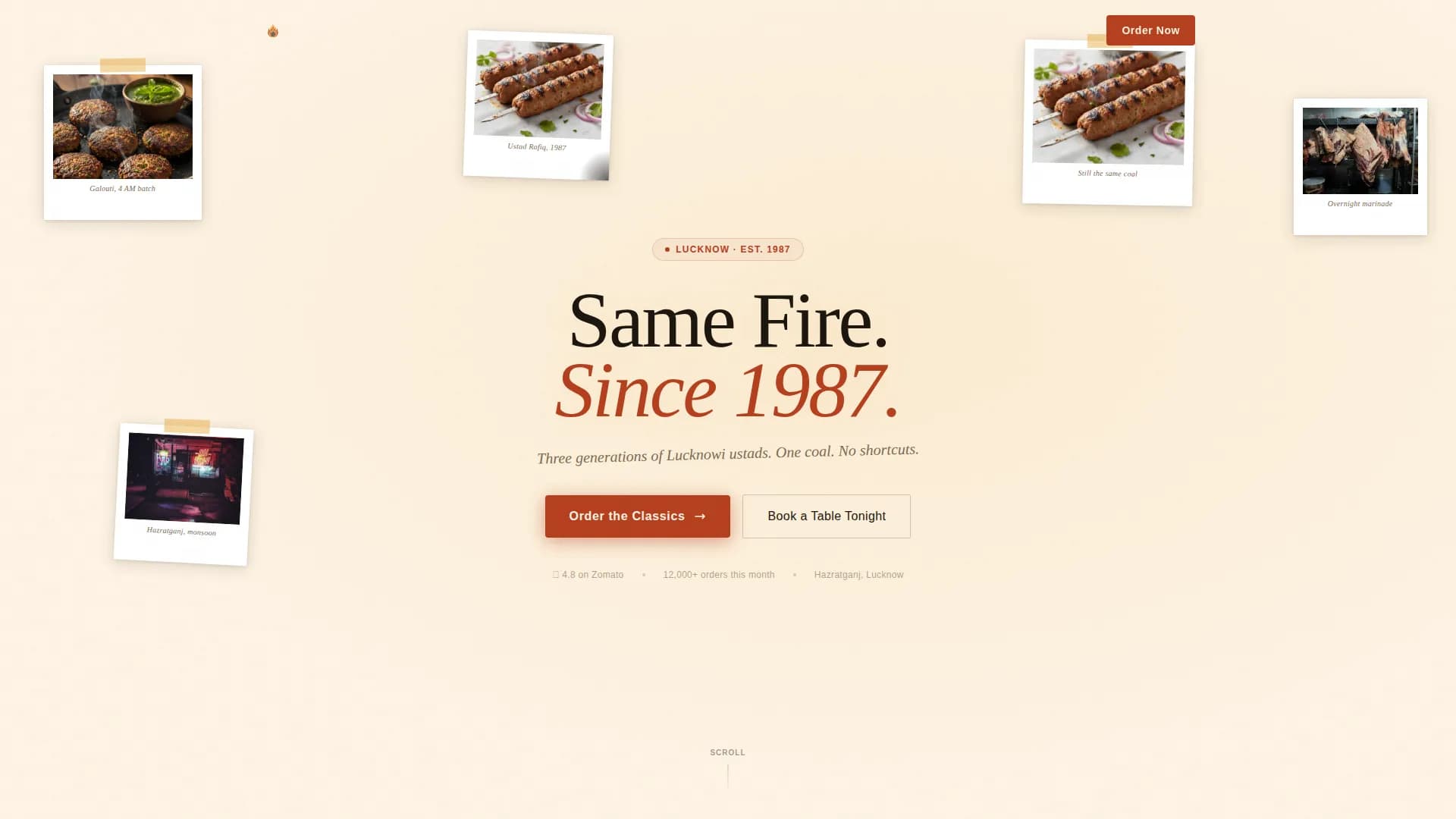 Complete Regional & Specialty Restaurant Portfolio & Case Study Website Template
