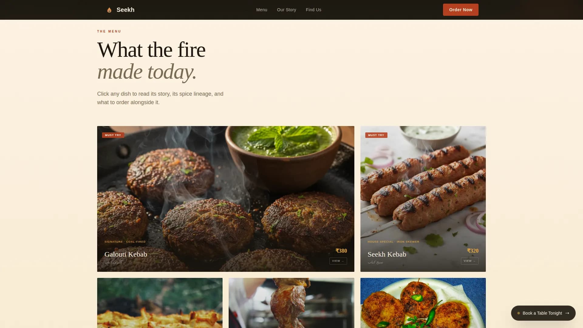 Complete Regional & Specialty Restaurant Portfolio & Case Study Website Template