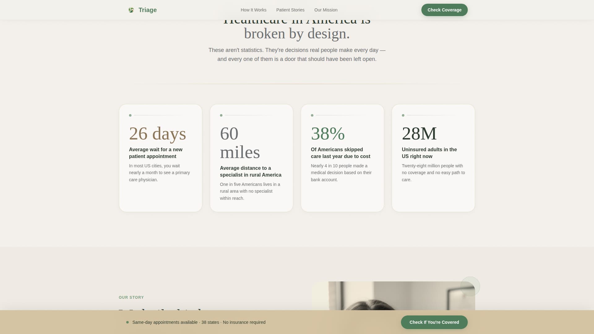 Healthcare Access Nonprofit Professional Website Template