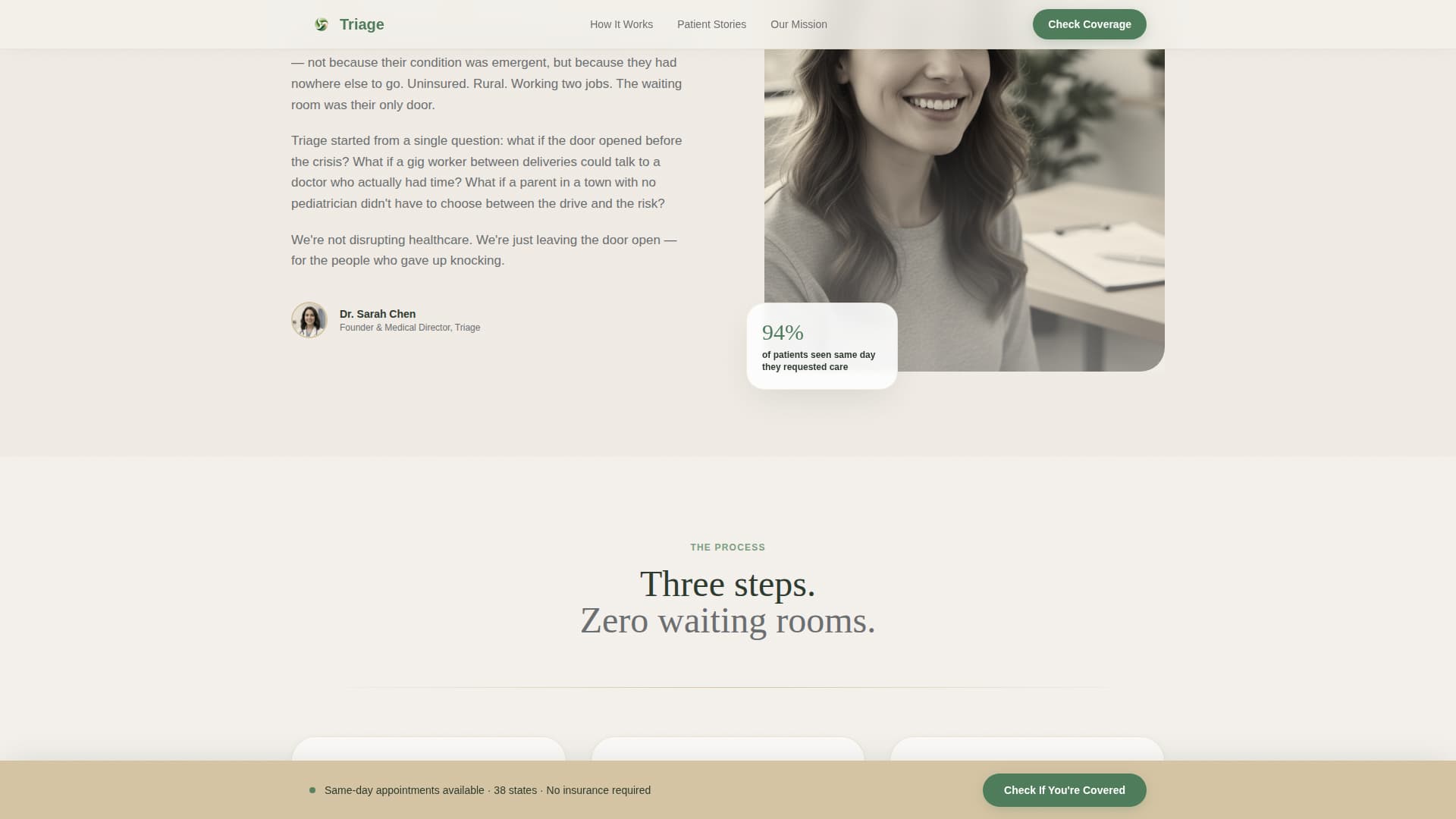Healthcare Access Nonprofit Professional Website Template