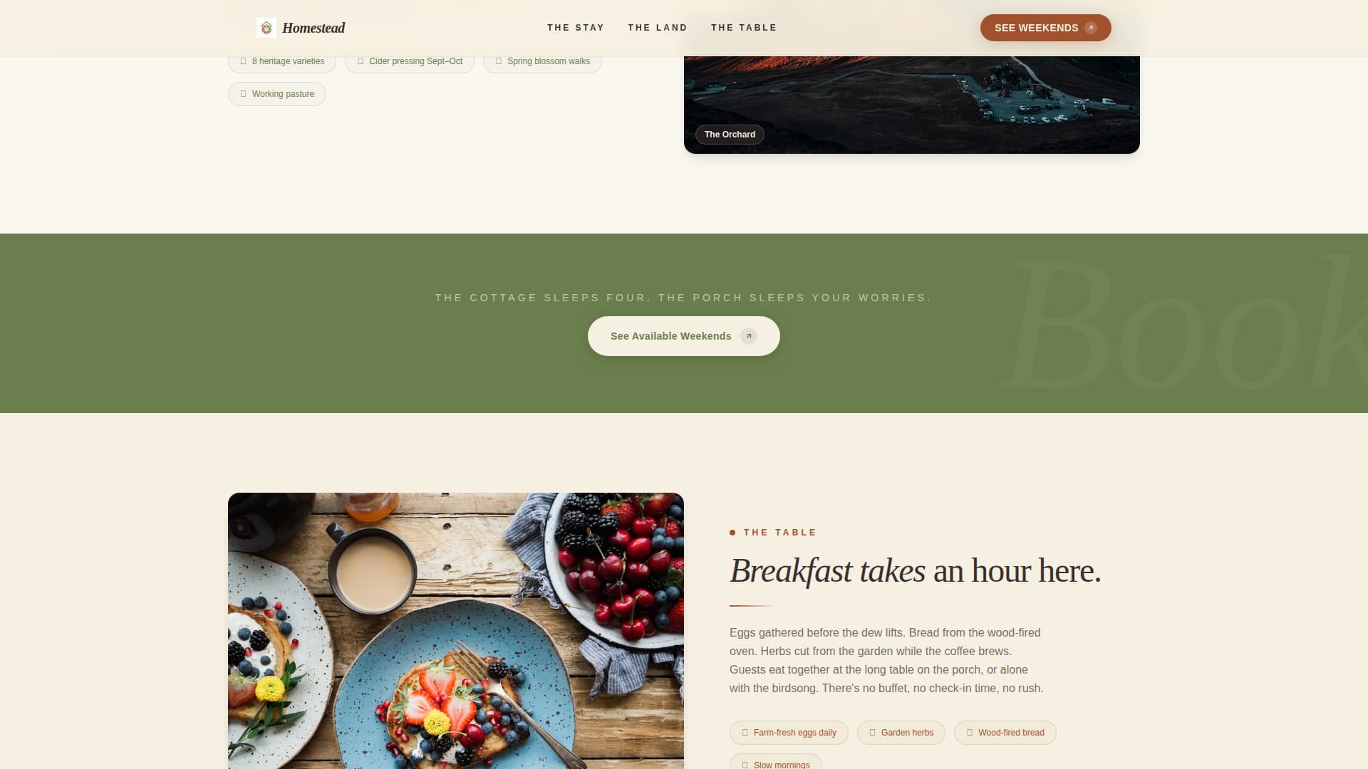 Agri-Tourism & Farm Experience Booking Website Template