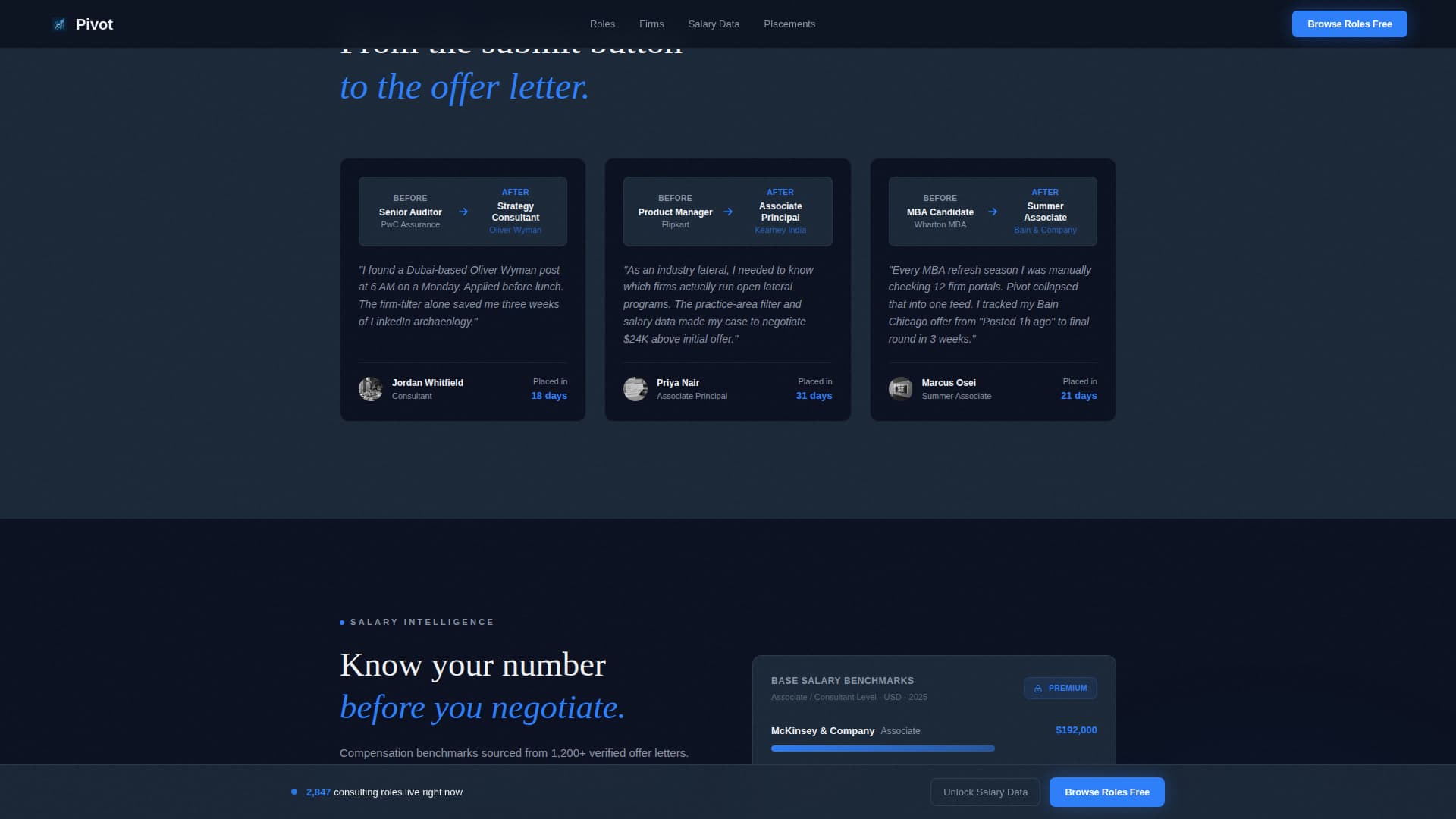 Consulting Digital Presence Reviews Website Template