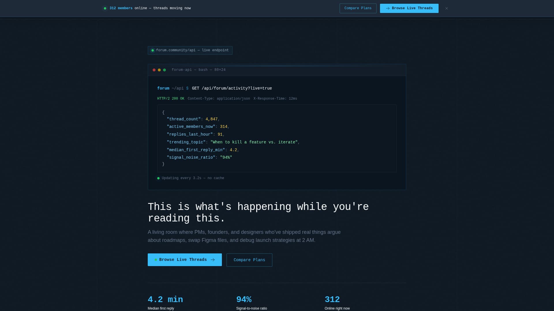 Community & Forum Professional Website Template