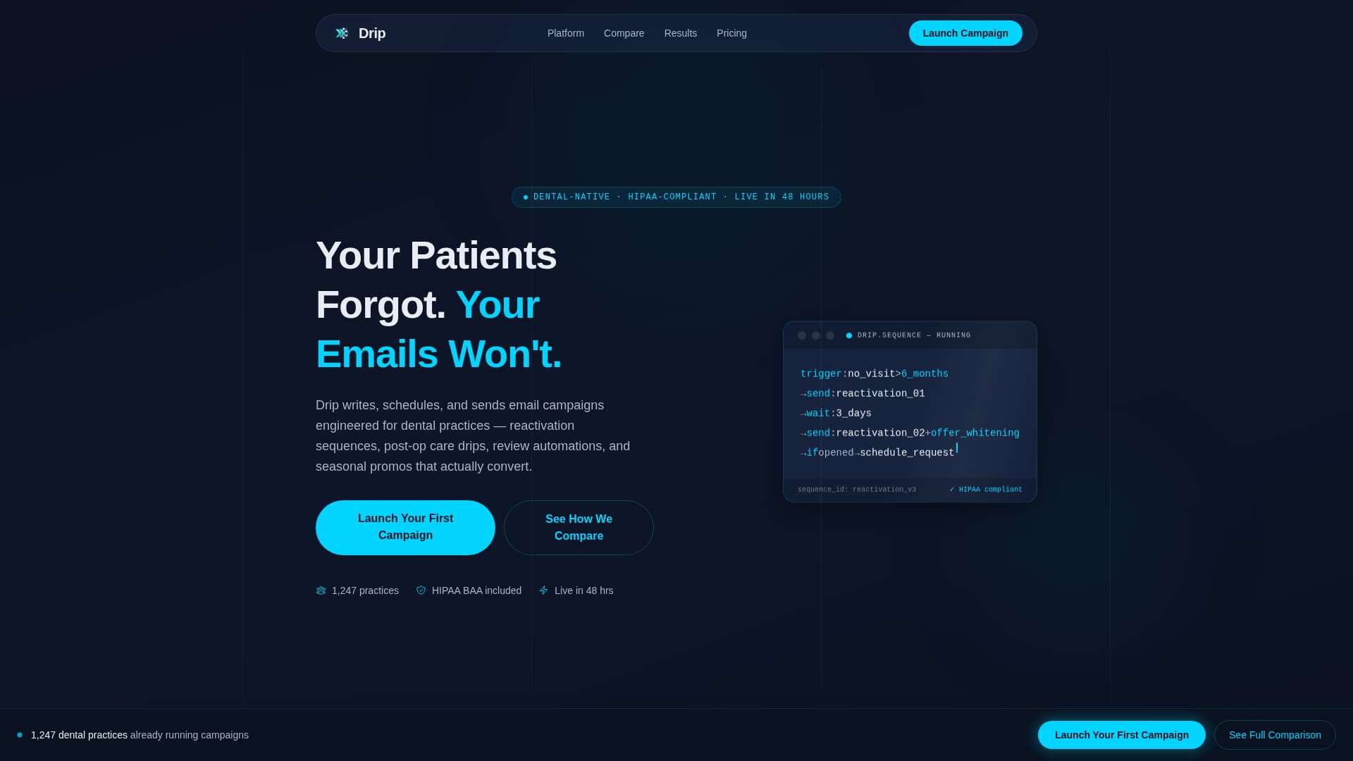 Dental Software Booking Website Template