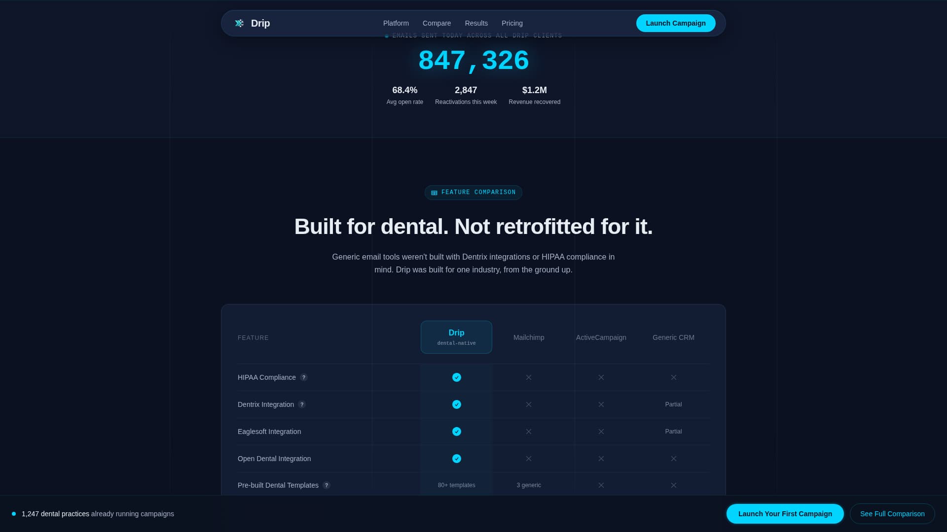 Dental Software Booking Website Template