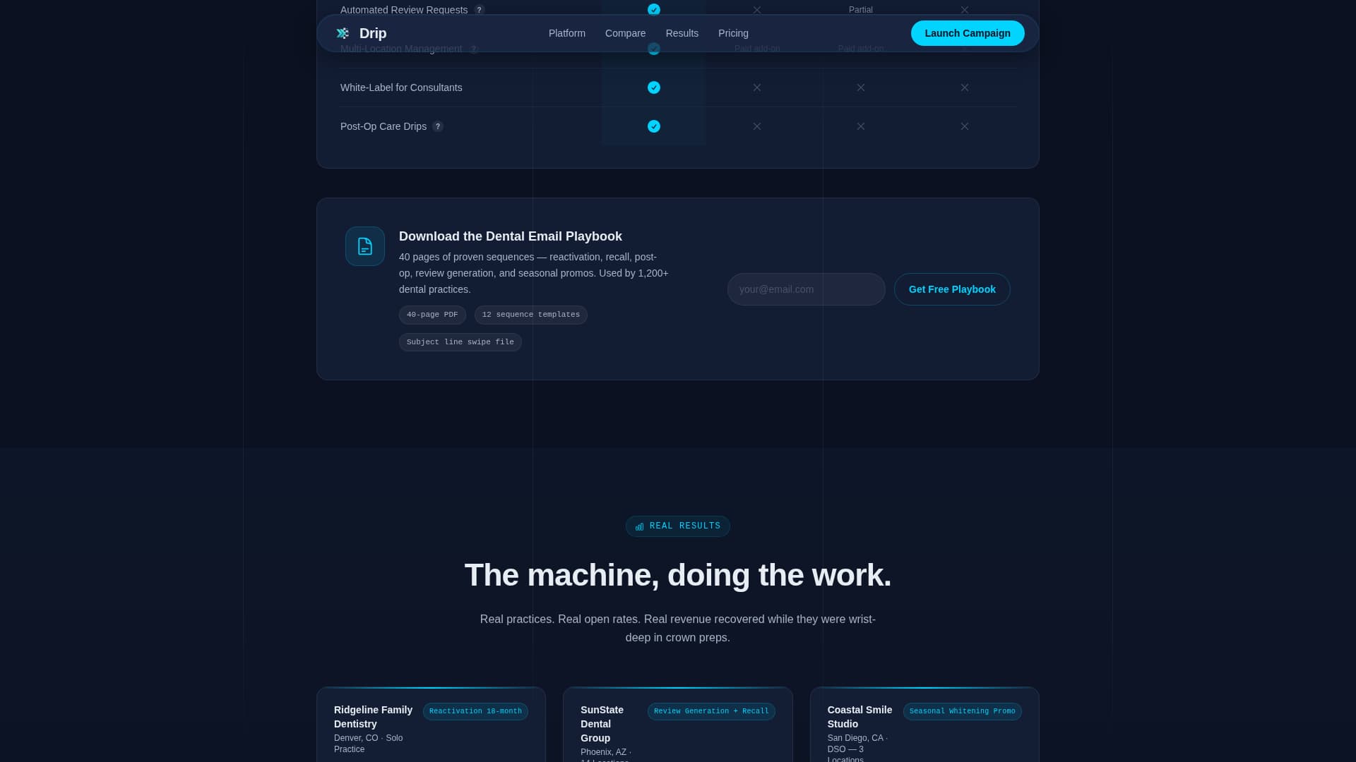 Dental Software Booking Website Template