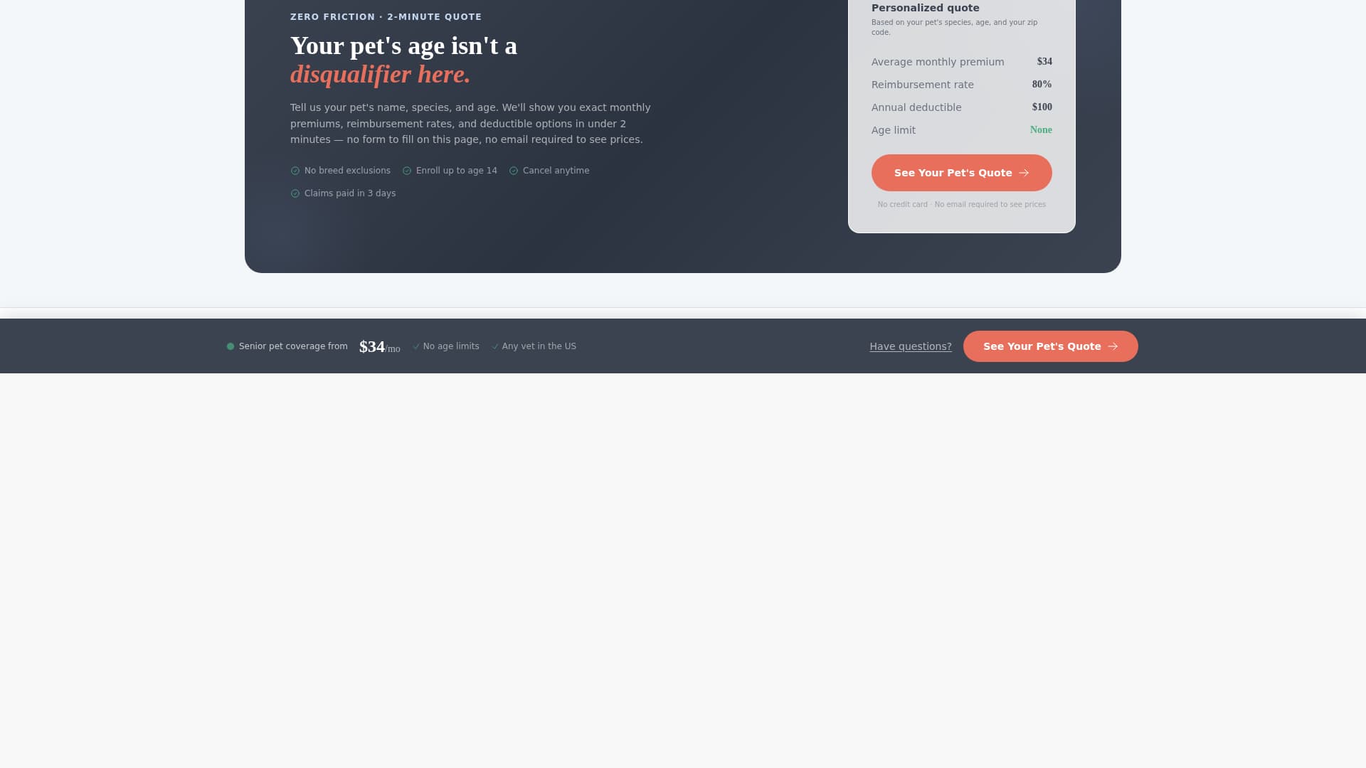 Retiree Insurance Professional Website Template