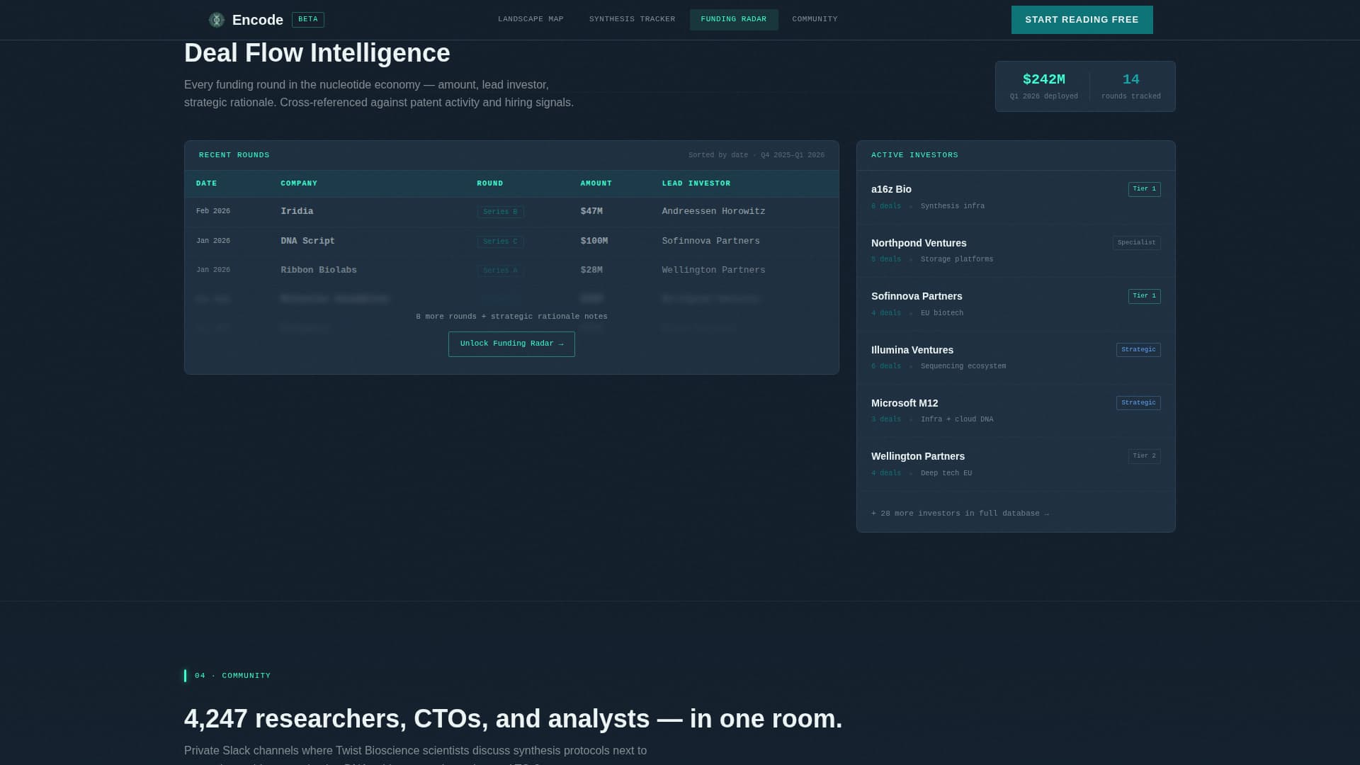 Helix — Authoritative Genetic Storage Landing Page Template