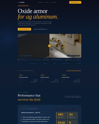 Local Agricultural Equipment Manufacturing Professional Website Template
