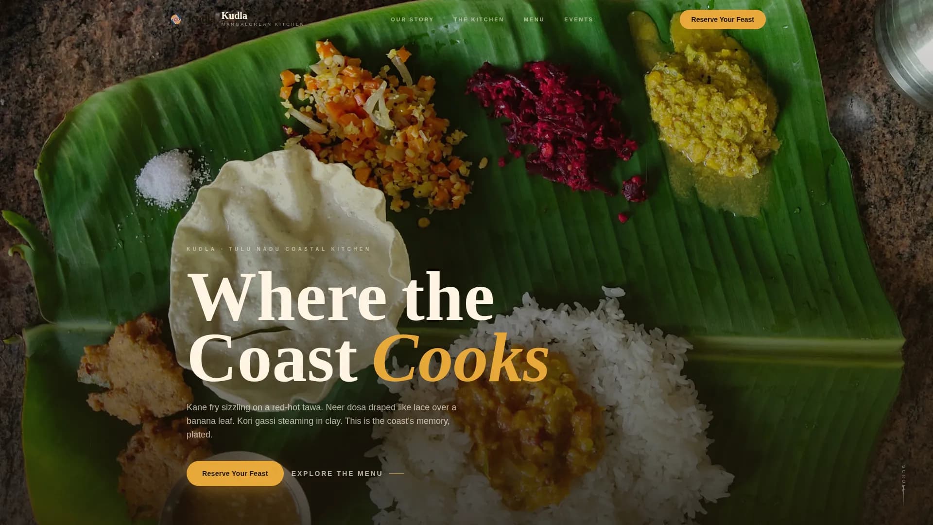 Expert Regional & Specialty Restaurant Portfolio & Case Study Website Template