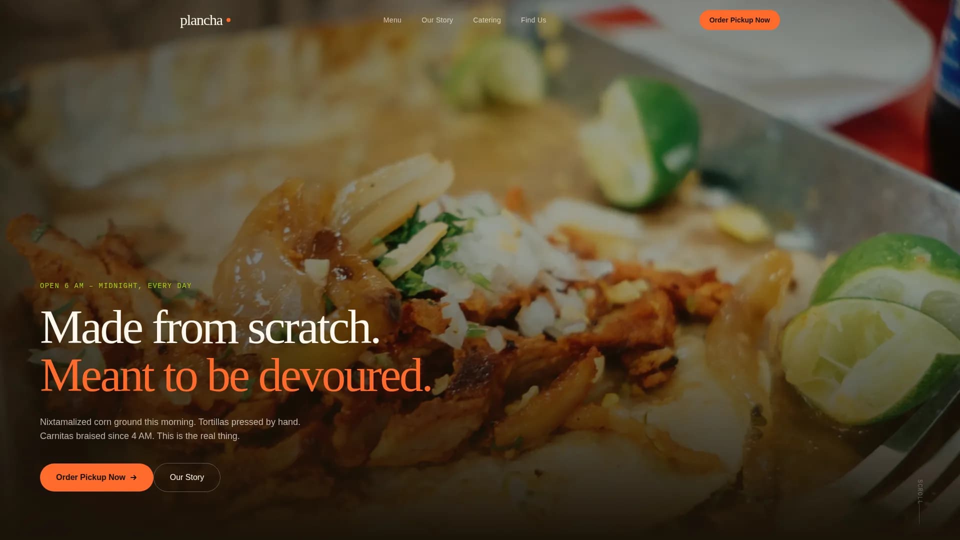 Mexican Dining Professional Website Template