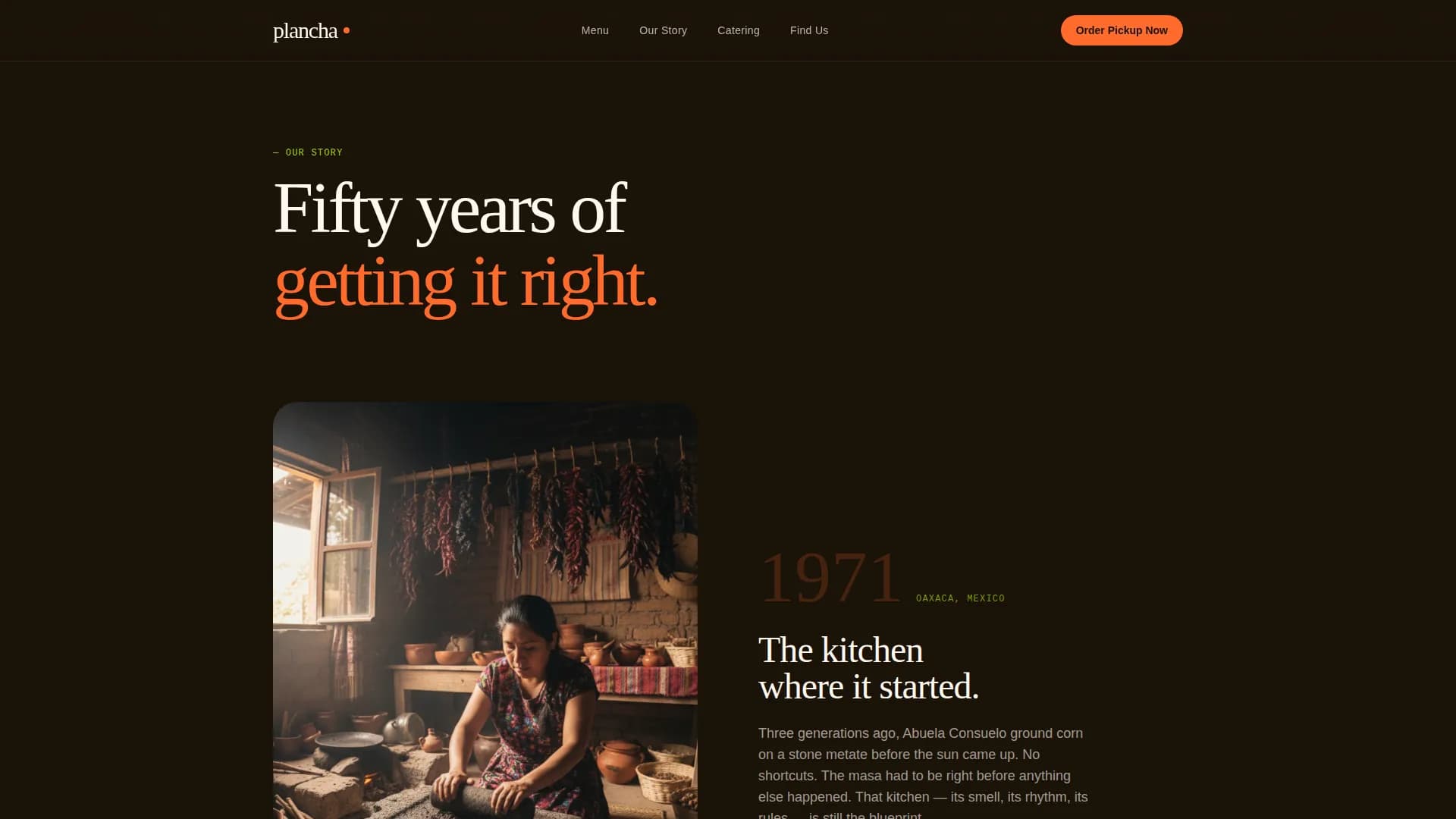 Mexican Dining Professional Website Template