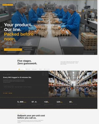 Packaging Manufacturing Cost Calculator Website Template