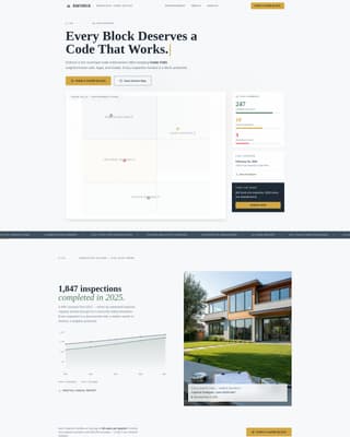 Code Enforcement Government Professional Website Template
