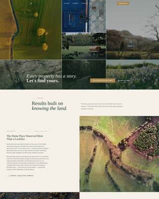 Fieldcraft — Results-Driven Agritech Landing Page Template