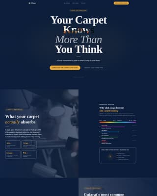 Pristine — Expert Carpet Restoration Landing Page Template