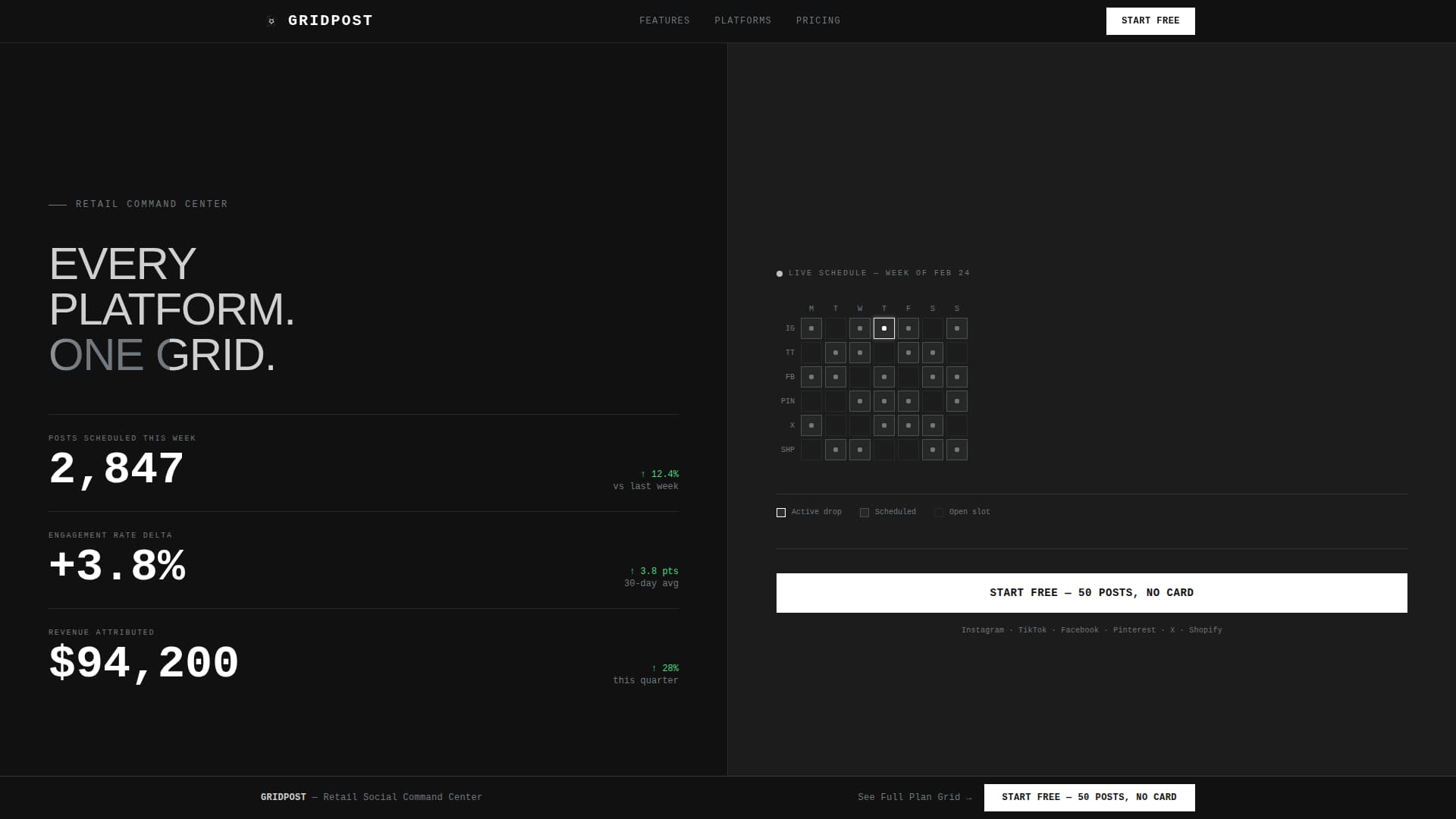 Retail Software Pricing & Packages Website Template