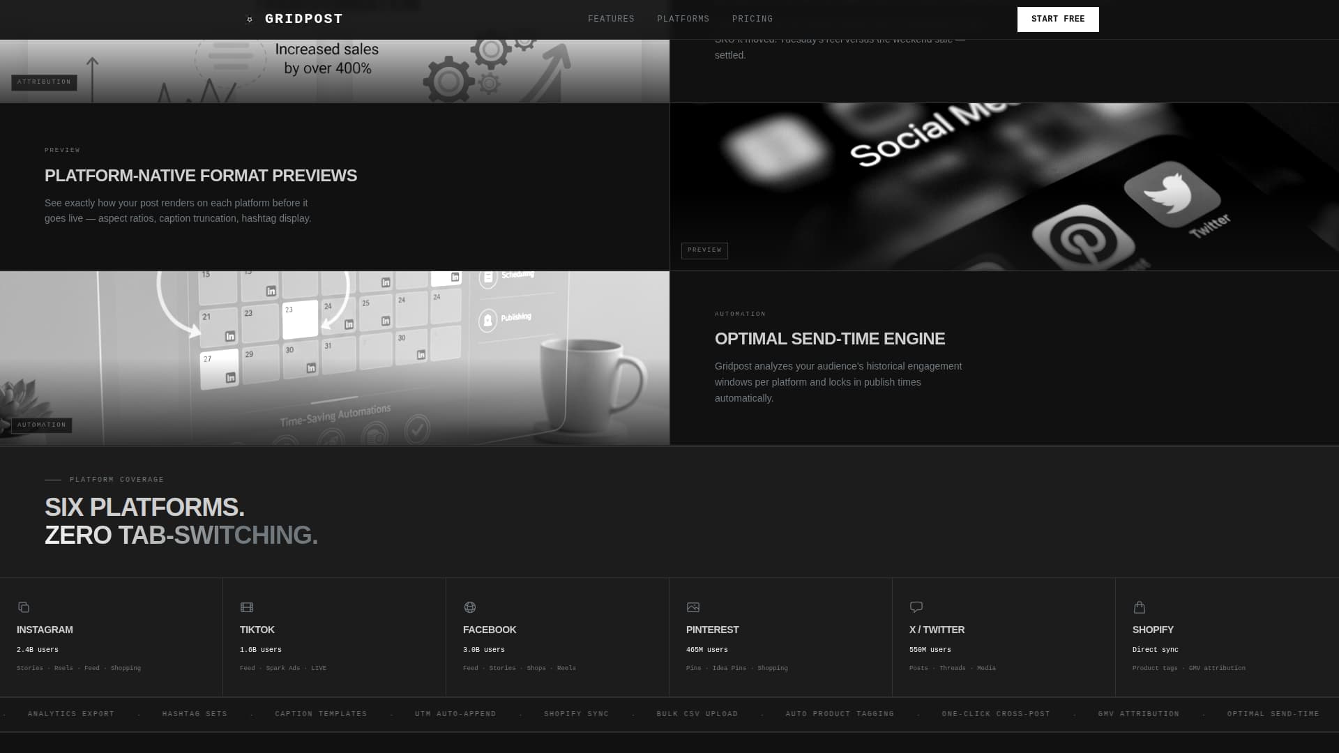 Retail Software Pricing & Packages Website Template