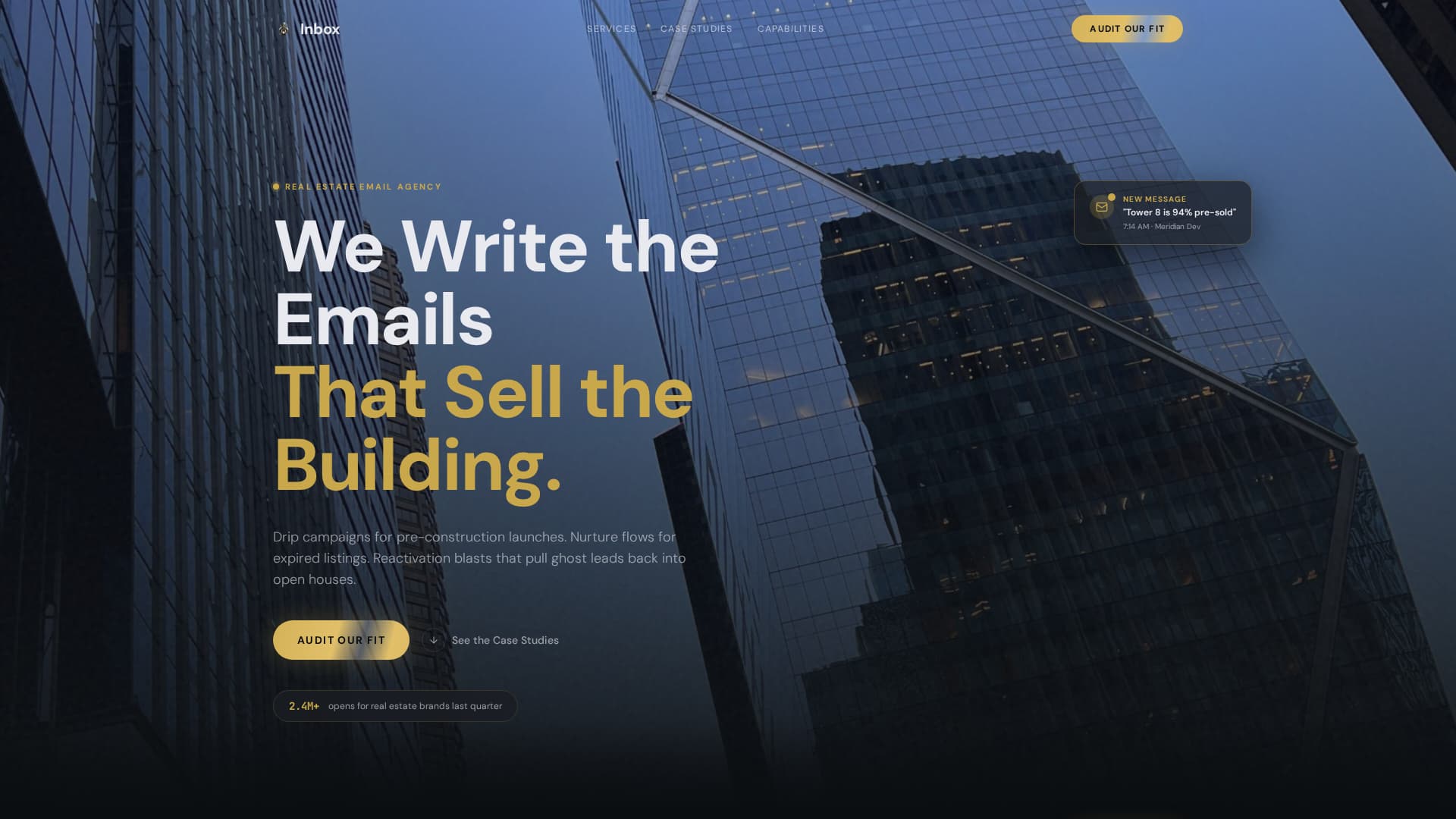 Property — Trusted Commercial Real Estate Landing Page Template