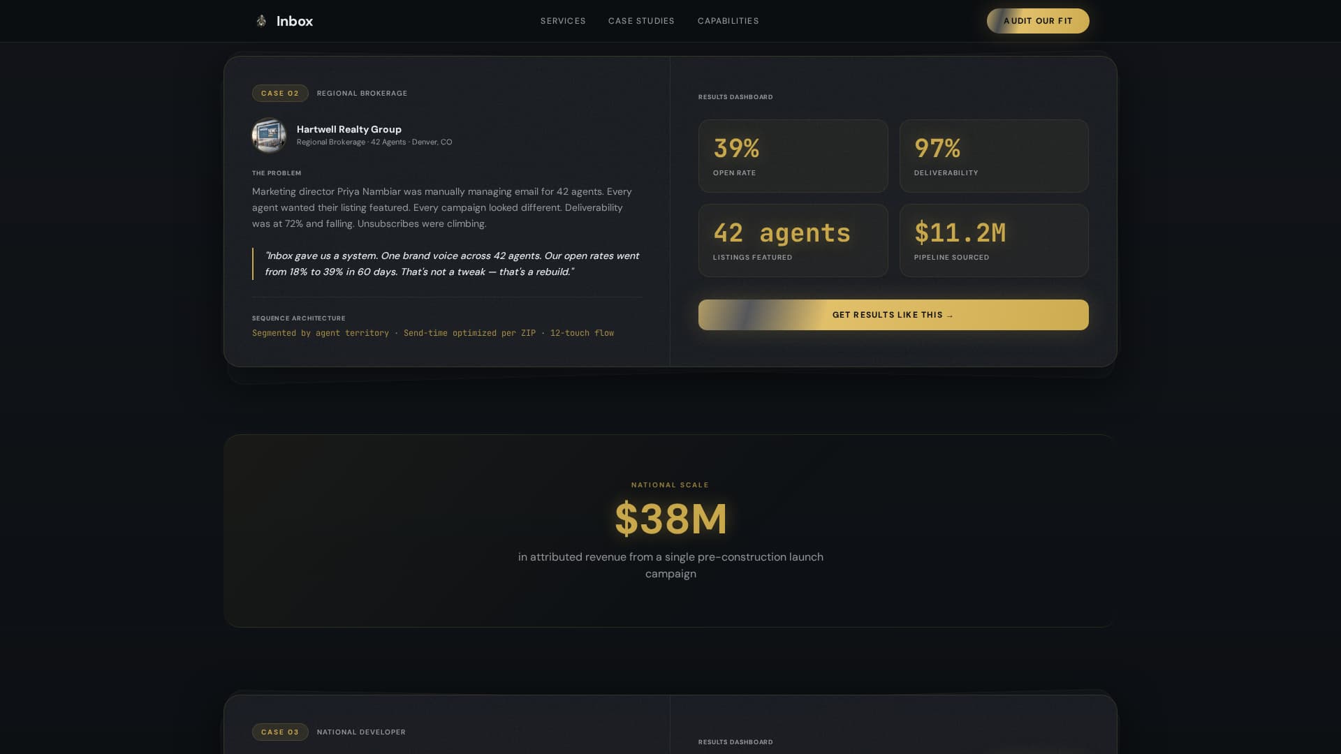 Property — Trusted Commercial Real Estate Landing Page Template