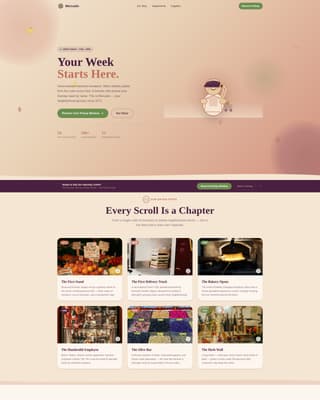 Mercado — Vibrant Latin Grocery Landing Page Template