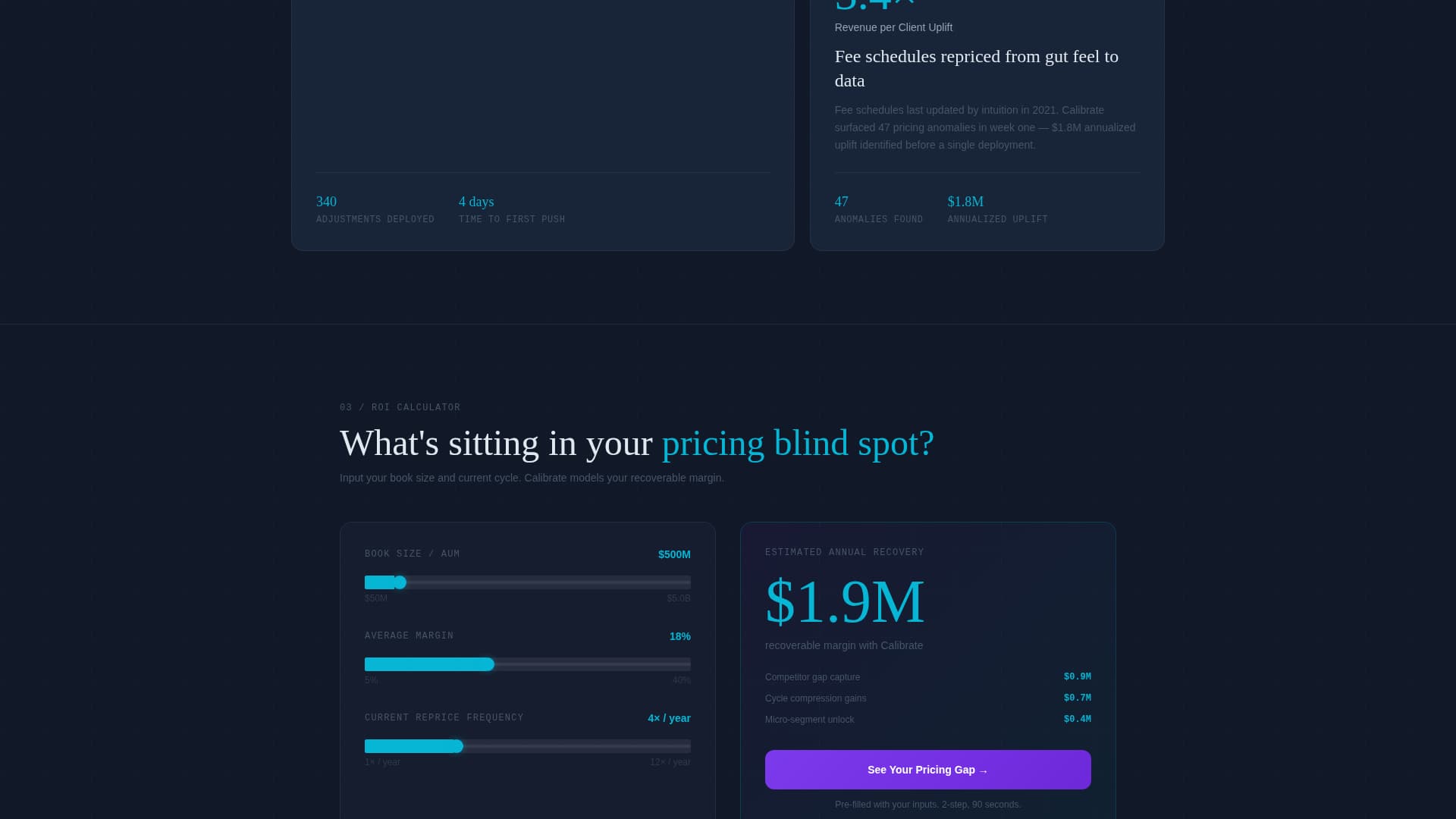 Specialist AI for Financial Services Pricing & Packages Website Template