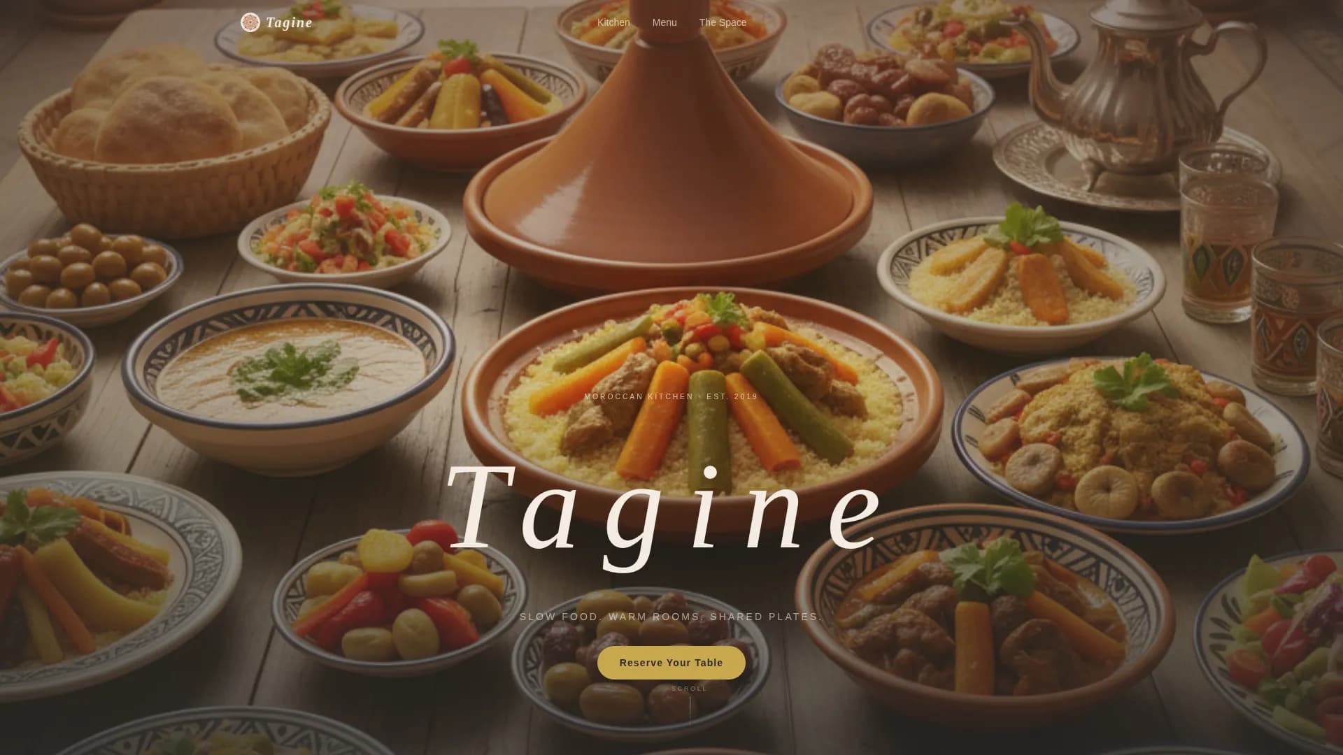 Premium Regional & Ethnic Restaurant Appointment Booking Website Template