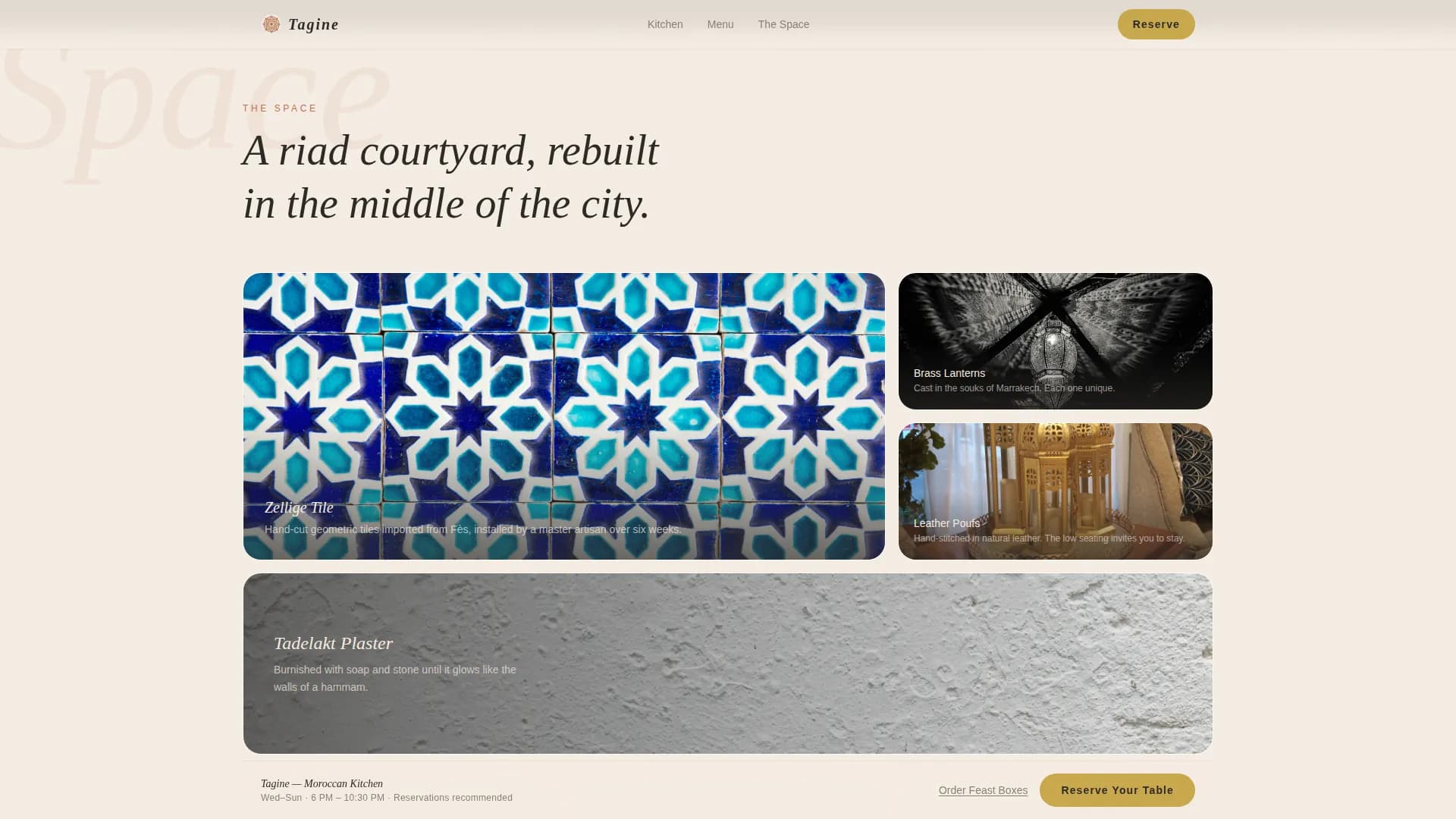 Premium Regional & Ethnic Restaurant Appointment Booking Website Template