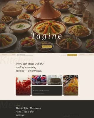 Premium Regional & Ethnic Restaurant Appointment Booking Website Template